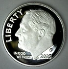 2025 S Roosevelt Silver Proof Dime 10c US Coin Ten Cents 99.9% Silver