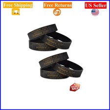 6-Pack OEM Vacuum Belts for Kirby Upright Vacuum Models, Black Rubber