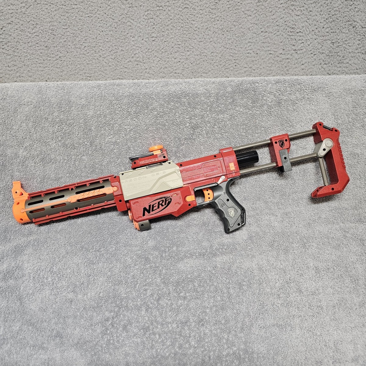 Nerf N-Strike CRIMSON Recon CS-6 Blaster Tested Working! | eBay