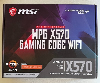 MSI MPG X570 Gaming Edge WIFI ATX Mainboard AMD X570 DDR4 Sockel AM4