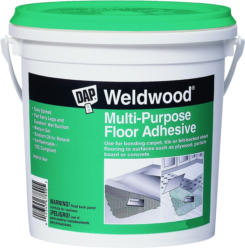 Dap 00141 Multi-Purpose Floor Adhesive, 1-Quart