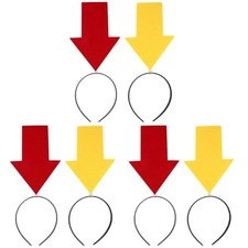 6pcs Arrow Headband, New Creative Symbol Headband Party Festival Parade Conce...