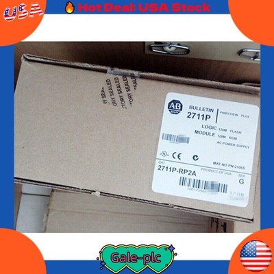 Factory Sealed AB 2711P-RP2A SER G FW 5.1 Panelview Logic Module  US Free Tax