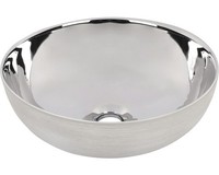 Differnz Aufsatzwaschbecken Shine 40 X 40 Cm Silver Matt/GläNzend 38.010.65