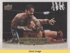 2022 Upper Deck AEW All Elite Wrestling UD Canvas Gold CM Punk #C28 READ gc3