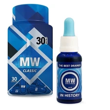 ✅MW FAT BURNER COMBO (PILLS + DRAINER) DIETARY SUPPLEMENT  Y GOTAS DRENADORAS
