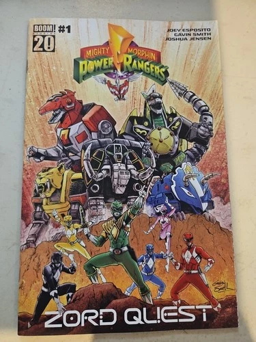 MIGHTY MORPHIN POWER RANGERS ZORD QUEST #1 Boom Studios COVER A SMITH (L16)