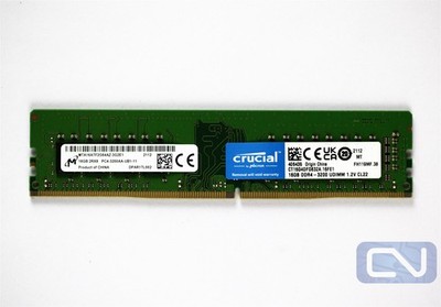 Micron 16GB DDR4 RAM PC4-3200AA UDIMM MTA16ATF2G64AZ-3G2E1 1Rx8 (Desktop Memory)