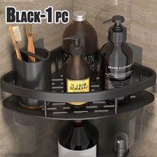 Bathroom Shelves No-drill Wall Mount Corner Shelf Shower Storage Rack Holder