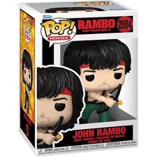 Funko POP! John Rambo First Blood Part II 2 Bow Arrow Figure 2004 + Protector