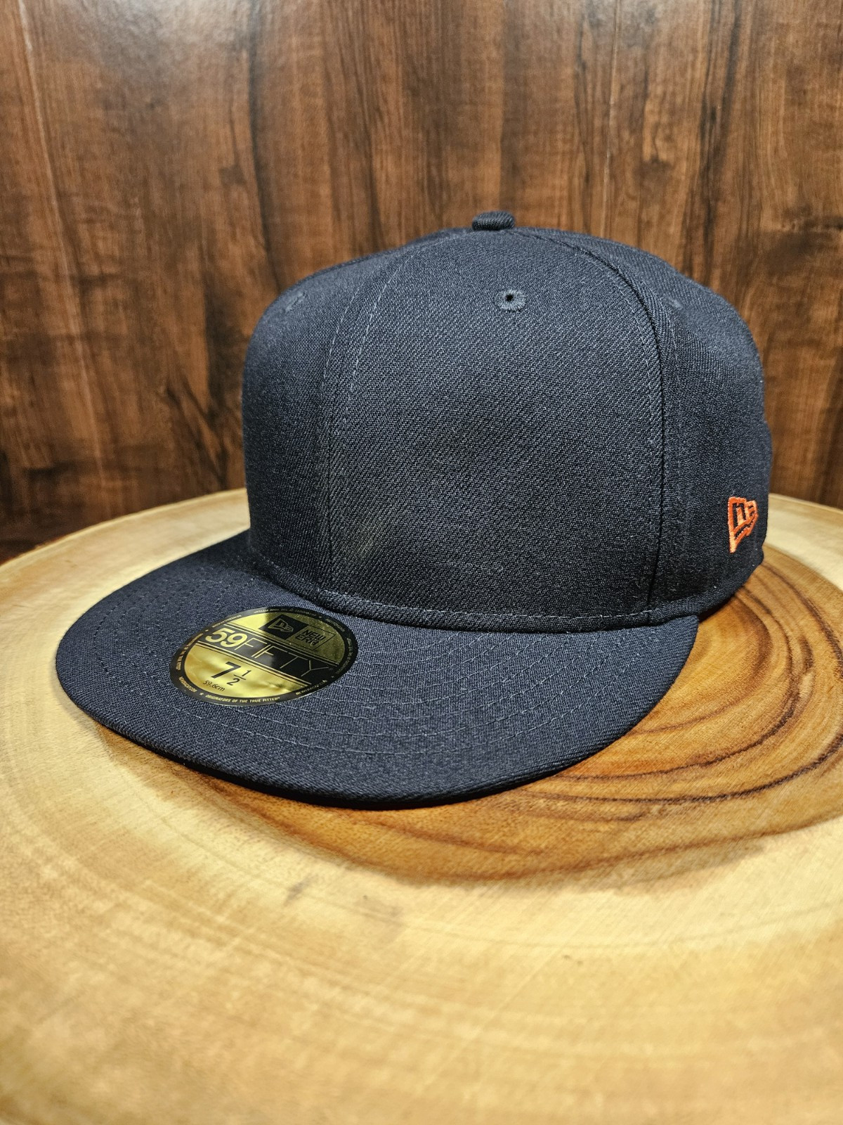 Customizable Blank New Era 59Fifty Fitted Hat Size 7 1/2 with Negro League Tag