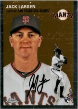 2023 Topps Chrome Platinum Anniversary Jack Larsen #89 San Francisco Giants