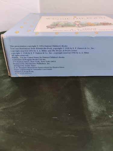 4pc Winnie The Pooh Pop Up Book Collection By A.A. Milne Hardcover Books (1994) - Picture 5 of 17