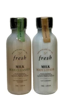Fresh Milk Body Cleanser & Body Lotion Set - 2.5 fl oz each- DUO