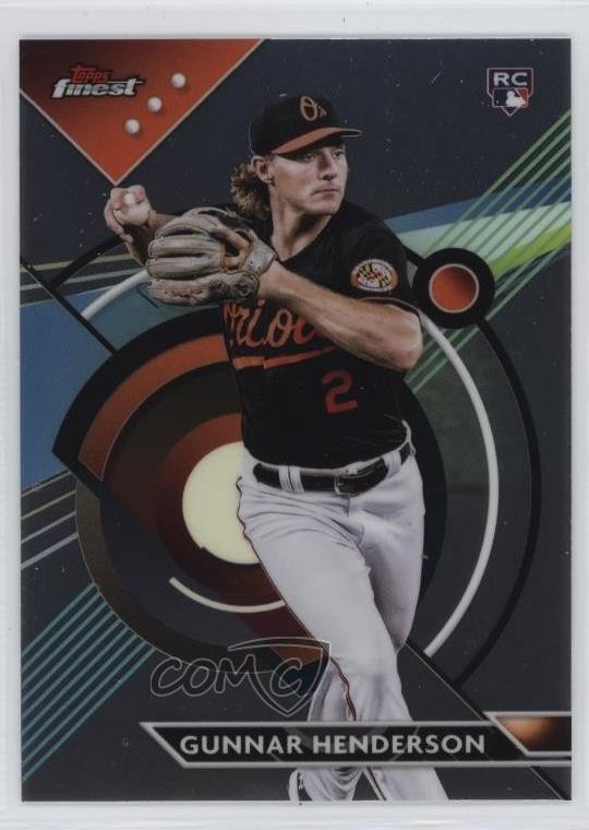 2023 Topps Finest Gunnar Henderson #100 Rookie RC 12g7