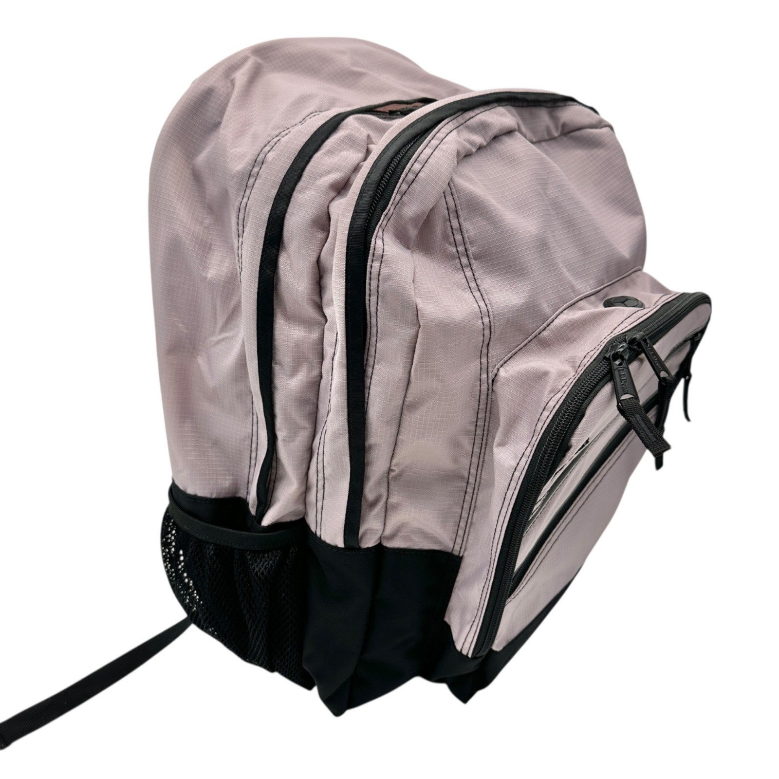 LL Bean Backpack Pink Black Multiple Compartments… - image 3