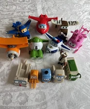 Super Wings Toy Lot Of 13 Pieces Bello Grand Albert Paul Dizzy Mira Jerome More
