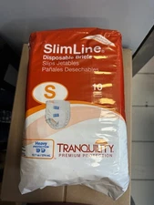 Tranquility Slimline Adult Brief Small 24'' - 32'' Heavy Absorbency - Bag of 10