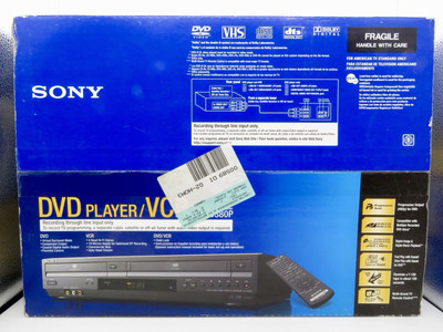 Sony SLV-D380P DVD Player/VCR Video Cassette Recorder Combo w