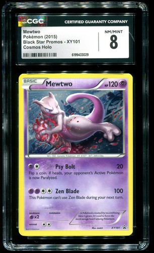 Mewtwo graded CGC 8 for sale on eBay