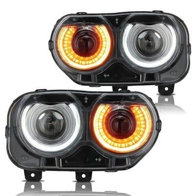 HID Headlight Assembly Fit for 2015-2022 Dodge Challenger