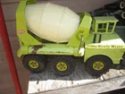 Vintage Mighty TONKA Lime Green Ready Mixer Cement Truck 6-Wheel Tandem Axle