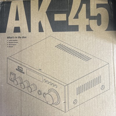 Home Audio Amplifier Receiver AK45 600W Blutooth 5.0 HiFi Stereo Power Amp