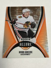 2025-26 UD Allure Hockey Ryan Greene RC Orange Slice 1:24 SP #150