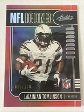 2019 Panini Absolute - Nfl Icons LaDainian Tomlinson #15 Spectrum Red /100