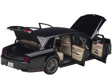 Autoart 78763 Toyota Century GRMN RHD (Right Hand Drive) Black 1/18 Model Car