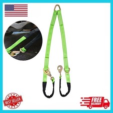 V-bridle Recovery Strap 2x4 Wsnap Hooks W Cordura Sleeve Axle Straps Tow V-bridle Recovery Strap 2x4 Wsnap Hooks W Cordura Sleeve Axle Straps Tow