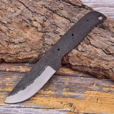 8'' 1095 High Carbon Steel Knife Blank Blade DIY Bushcraft Hunting Knife Making