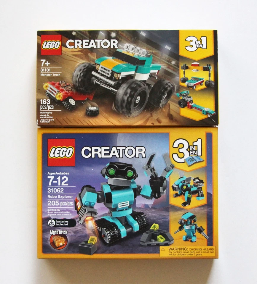 NEW Lego Creator Retired Lot ~ 31066 Space Shuttle 31062 Robo Explorer 31101 ++ - Image 4 of 4