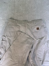 Carhartt B151 Tan Carpenter Work Pants Mens ACTUAL 40x32 Original Dungaree Fit 