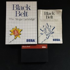 Black Belt Sega Master System CIB NTSC-U/C Tested