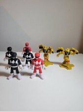 7x Vtg MMPR Mighty Morphin Power Rangers - 5x Imginext 3" Figures, 2x Goldar