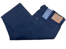 LEVI'S GENUINE 511 EASE COMFORT STRETCH SLIM BLACK DENIM JEANS 38WAIST 32LEG NEW