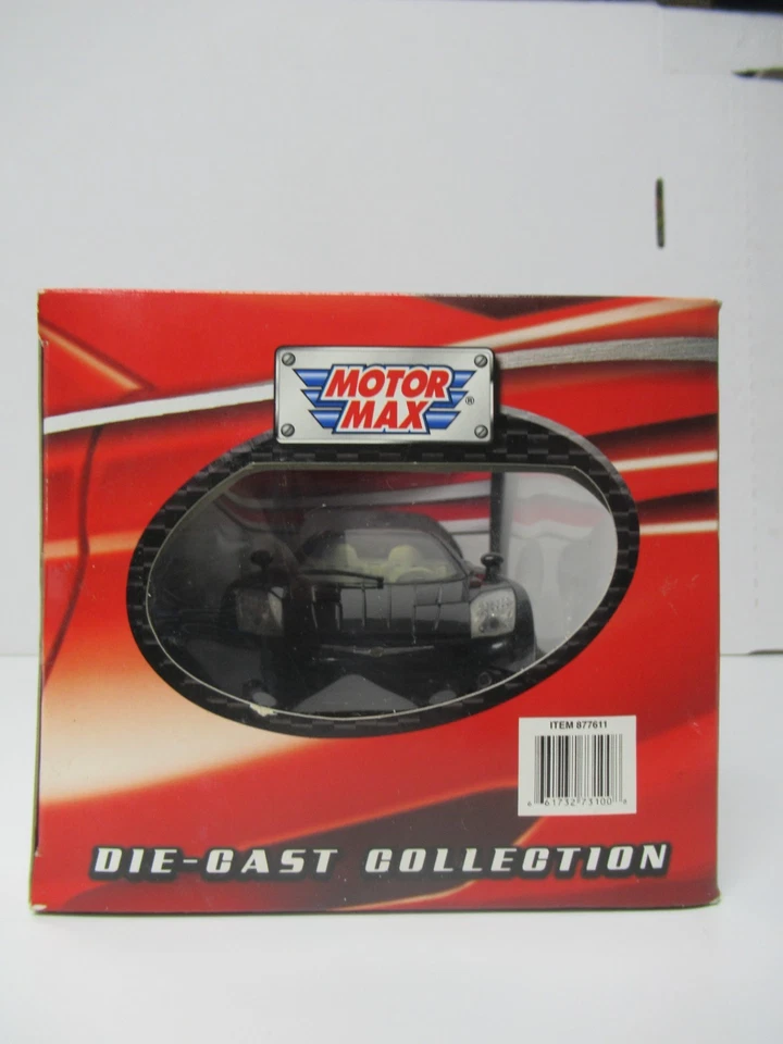 2004 Motor Max Black Chrysler ME Four-Twelve Concept Car  1:18 Scale - Image 3 of 4