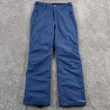 Columbia Bugaboo Snow Pants Boys Small Blue Ski Snowboard Insulated Waterproof