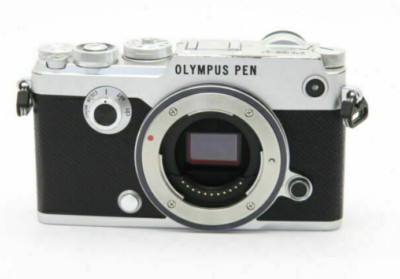 USED Olympus PEN-F - Silver (Body Only) FREESHIPPING 4545350049690