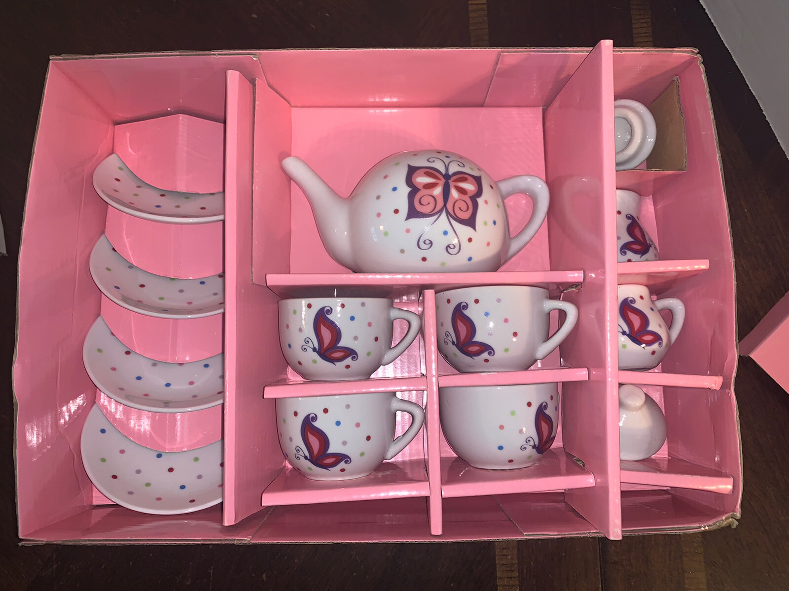 alex toys chasing butterflies ceramic tea set