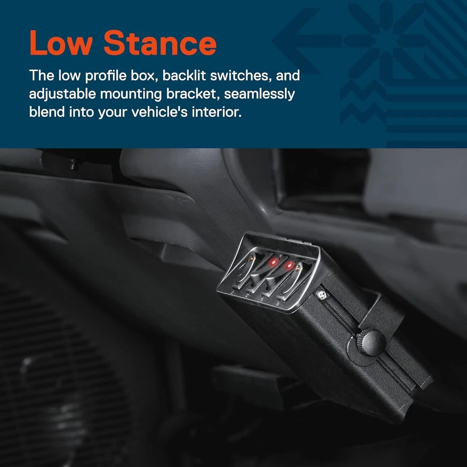 4-Gang Aluminum Mods Rocker Switch Panel Box DC 12V Wires SPST ON/OFF Toggle - Image 2 of 4