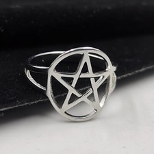 pentagram Star ring stainless steel jewelry US 7# 8# 9# 10# ring