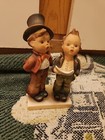 RARE GOEBEL HUMMEL GERMANY FIGURINE #130 DUET BOYS SINGING! — photo 1