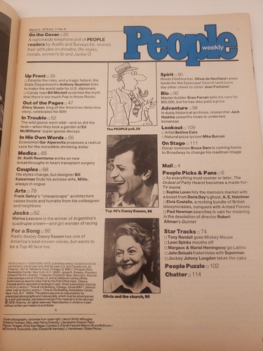 A Surprising Readers Poll March 1979 People Magazine - Imagen 3 de 4