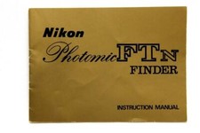 Very Clean Nikon Photomic FTN Finder Instruction Manual P4256
