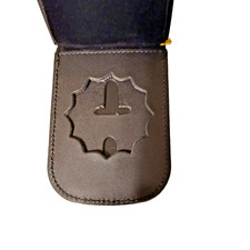 NYC Police Lieutenant Style Front Pocket Badge ID Wallet, Money Clip, RFID, C/C