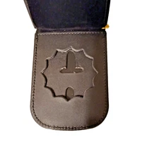 NYC Police Lieutenant Style Front Pocket Badge ID Wallet, Money Clip, RFID, C/C