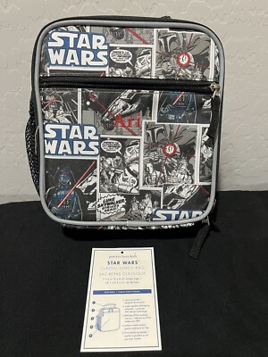 NEW Pottery Barn Kids Star Wars Darth Vader Classic Lunch Bag/Lunch Box 