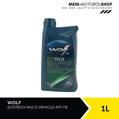 Wolf EcoTech Multi Vehicle ATF FE Getriebeöl BMW Ford Fiat Mercedes VW 1 Liter